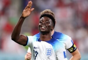 Bukayo Saka scored twice as England thrashed Iran 6-2