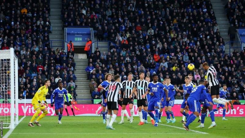 Newcastle's Joelinton's only goal this season was in October's 4-0 win over Aston Villa