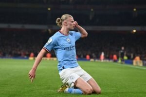 Haaland breaks record as Man City edge Fulham 5-4 Real Madrid Haaland back in the groove with double as Man City win at Burnley