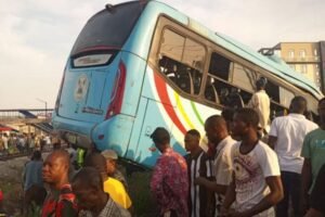 Black Christmas as bus rams into procession participants