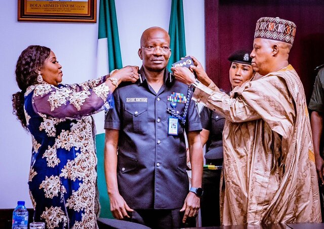 Shettima decorates acting IGP