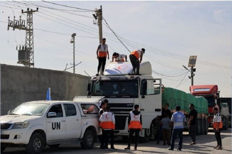 First flight with US aid for Gaza to arrive in Egypt – White House