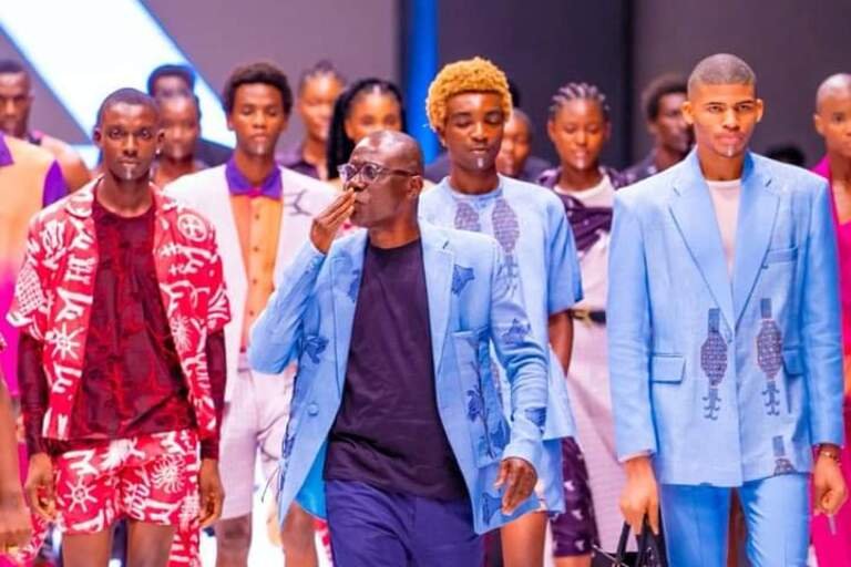 Sanwo-Olu turns model, walks runway at Lagos fashion show