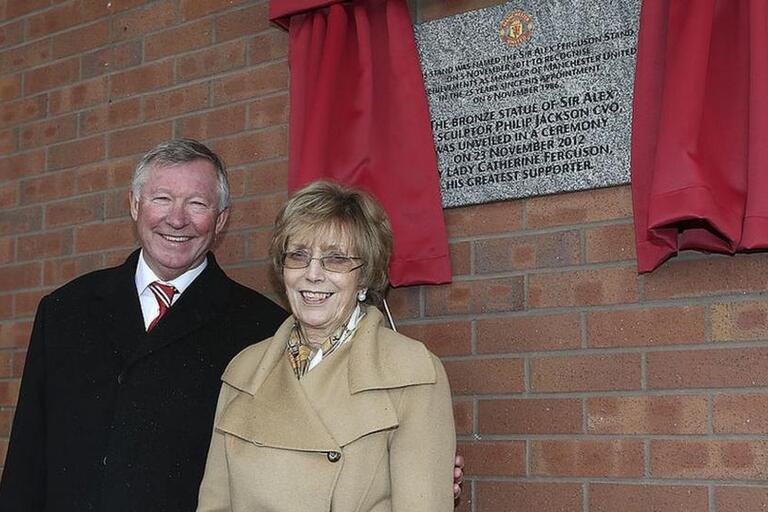 Sir Alex Ferguson credited his wife with persuading him not to retire in 2002