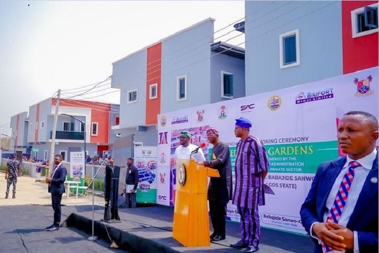 Nigerians berate governor as Lagos LCDA completes housing estate