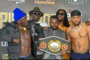 Portable beats Charles Okocha in celebrity boxing match