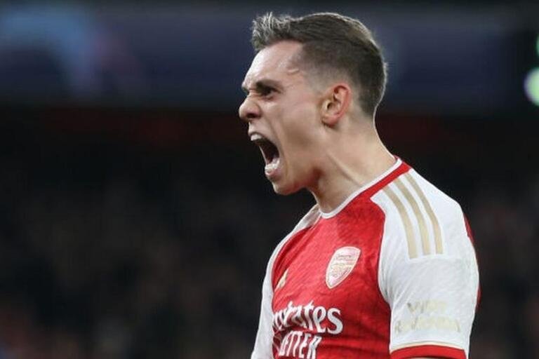 Leandro Trossard put Arsenal ahead on the night four minutes before the interval