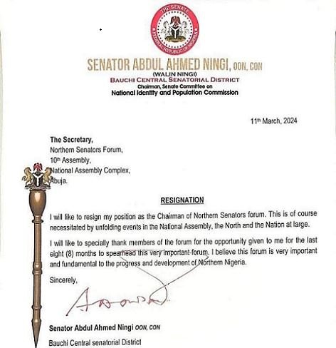 JUST IN: Senator Ningi resigns moments after suspension