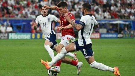 Euro 2024: England, Denmark share spoils in Frankfurt