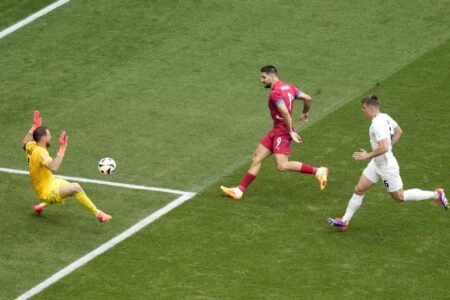 Serbia deny Slovenia first ever Euros win with 95th-minute equaliser