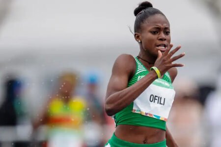 Nigerian sprinter, Favour Ofili