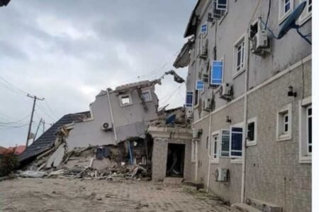 Many injured as three-storey building collapses in Lagos