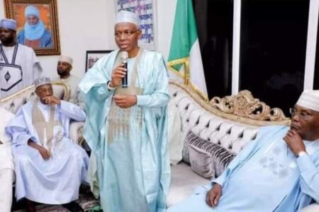 Political Strategy: Atiku hosts delegation of El-Rufai, Tambuwal, others seeking daughter’s hand in marriage