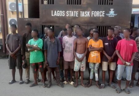 88 arrested as Lagos Taskforce targets miscreants in Oshodi raid