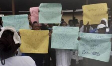 Ogun nurses protest doctor’s alleged assault on colleague