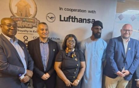 Tunde Onakoya Chess in Slum Africa and Lufthansa Help Alliance partner