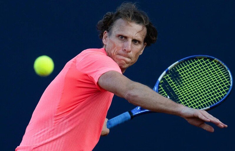 Diego Forlan pro tennis debut