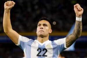 Lautaro Martinez moves level with Diego Maradona in the all-time Argentina scoring charts