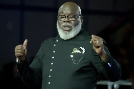 TD Jakes, bishop of The Potter’s House, US