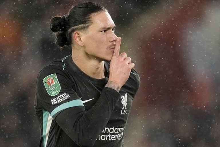 Nunez scores as Liverpool sink Southampton cup hopes Liverpool beat Southampton 2-1 in Carabao Cup