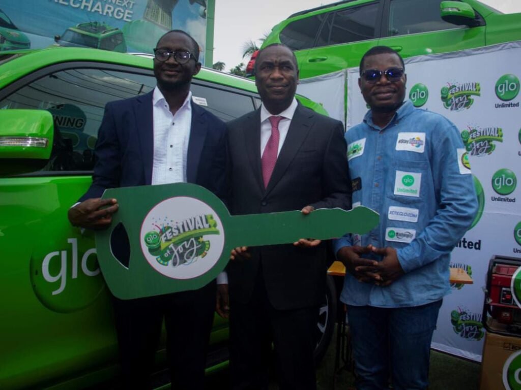 Civil contractor wins Toyota Prado in Glo Festival of Joy promo