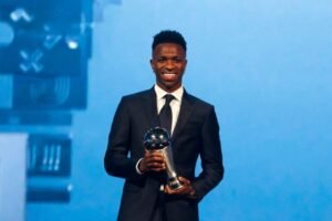 Vinicius wins FIFA Best Player of the Year