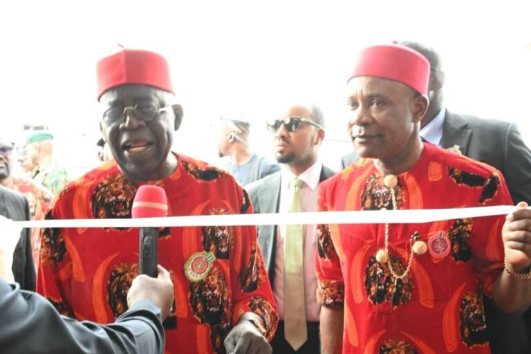 Tinubu commissions Enugu projects, vows to complete Eastern rail line