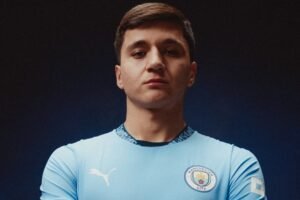 Manchester City have signed defender Abdukodir Khusanov from Lens