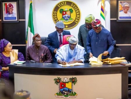 Sanwo-Olu signs N3.366tn 2025 Lagos budget 