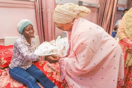 Remi Tinubu welcomes first 2025 baby