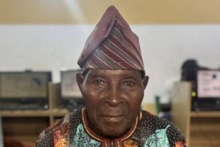 94-year-old UTME candidate Adedapo Idowu