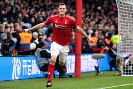 Wood hits hat-trick as Nottingham Forest smash seven past Brighton