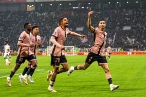 Hakimi double powers PSG to hard-fought win over Lyon