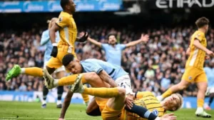 Brighton comeback twice to draw as Man City drop more points