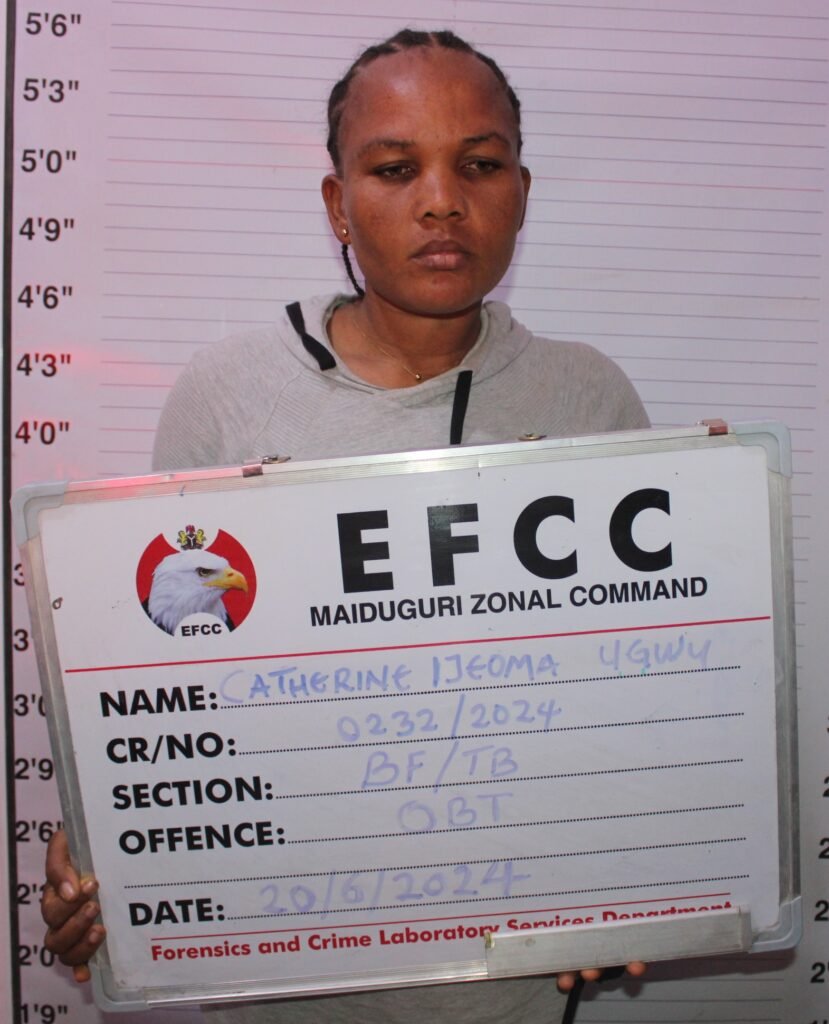 Catherine Ugwu: EFCC arraigns woman for alleged N6.8m romance scam in Borno