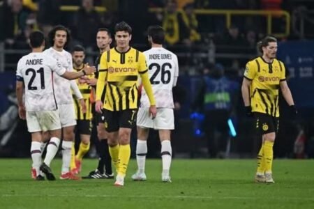 Lille claim 1-1 draw at Dortmund in Champions League first leg