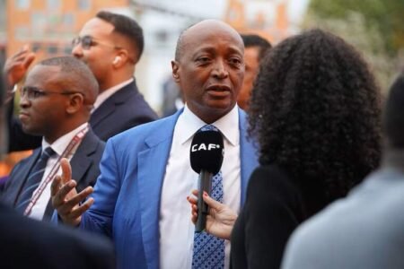 Patrice Motsepe was heavily backed by FIFA president Gianni Infantino