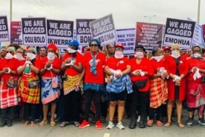 'End emergency rule,' Rivers women demand in fresh protest