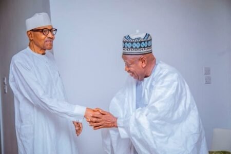 Ganduje, APC NWC visit Buhari in Kaduna