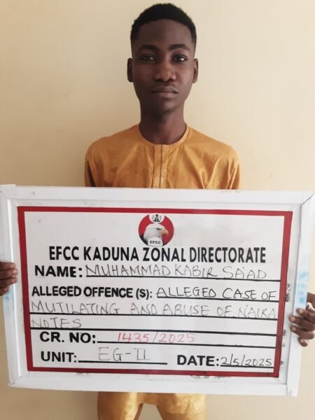 EFCC arrests Kaduna content creator over viral Naira abuse video