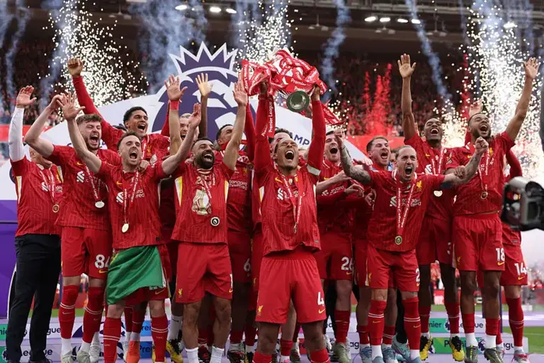 Liverpool lift Premier League trophy after dramatic final day
