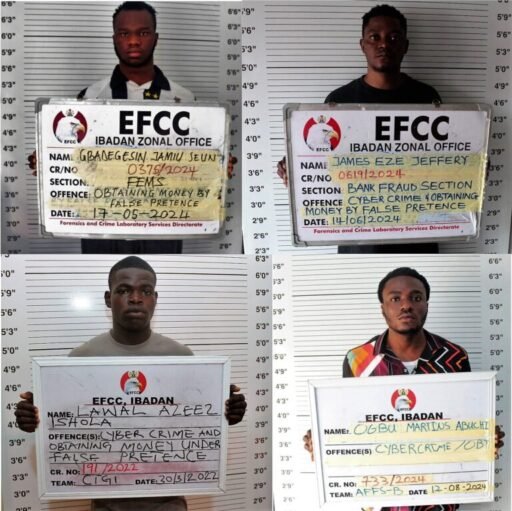 Court jails 32 internet fraudsters in Ibadan, Osogbo
