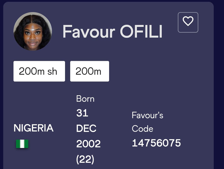Ofili still Nigerian athlete on World Athletics website despite rumoured switch to Turkey Ofili still Nigerian athlete on World Athletics website despite rumoured switch to Turkey