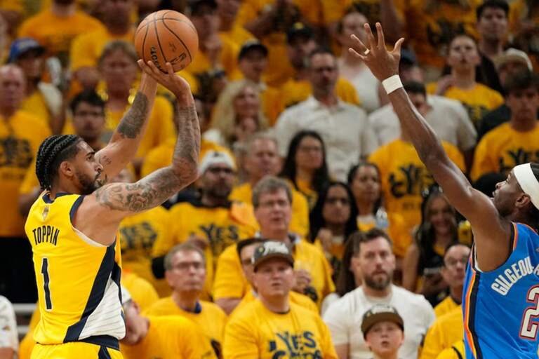 Obi Toppin led Indiana with 20 points off the bench