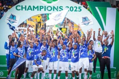 Ibas gifts Rivers Angels N50m for winning President Federation Cup Rivers Angels win 10th President Federation Cup
