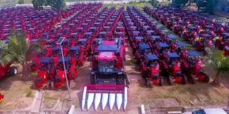 Tinubu unveils 2,000 tractors to boost mechanised farming across Nigeria