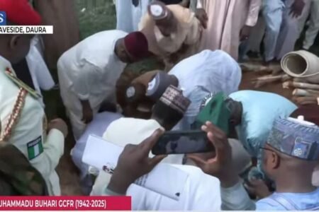 Buhari laid to rest in his Daura residence