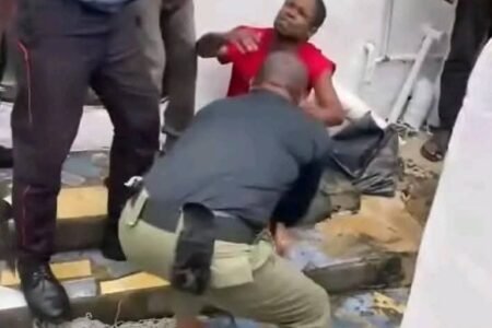 FCMB: Criminal caught hiding in bank's ceiling