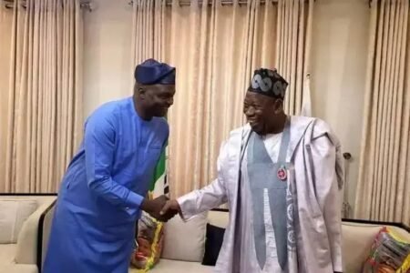 Dr. Abdullahi Ganduje, the immediate previous National Chairman of the ruling All Progressives Congress (APC), has welcomed President Bola Tinubu's choice of Prof. Nentawe Yilwatda Goshwe as the party's new National Chairman.