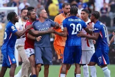 Luis Enrique blames João Pedro for exaggerating Club World Cup clash